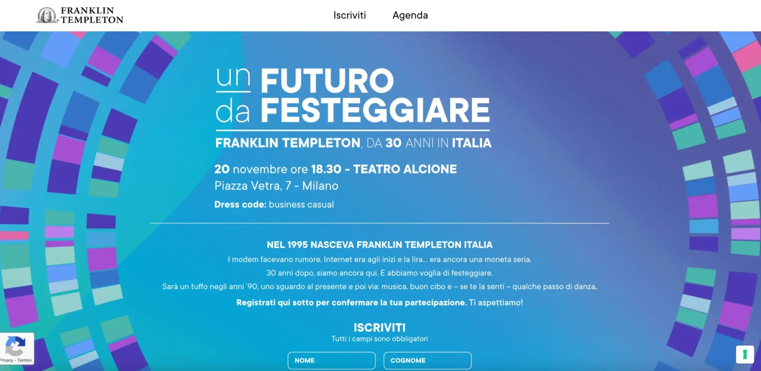 _Landing evento un futuro da festeggiare