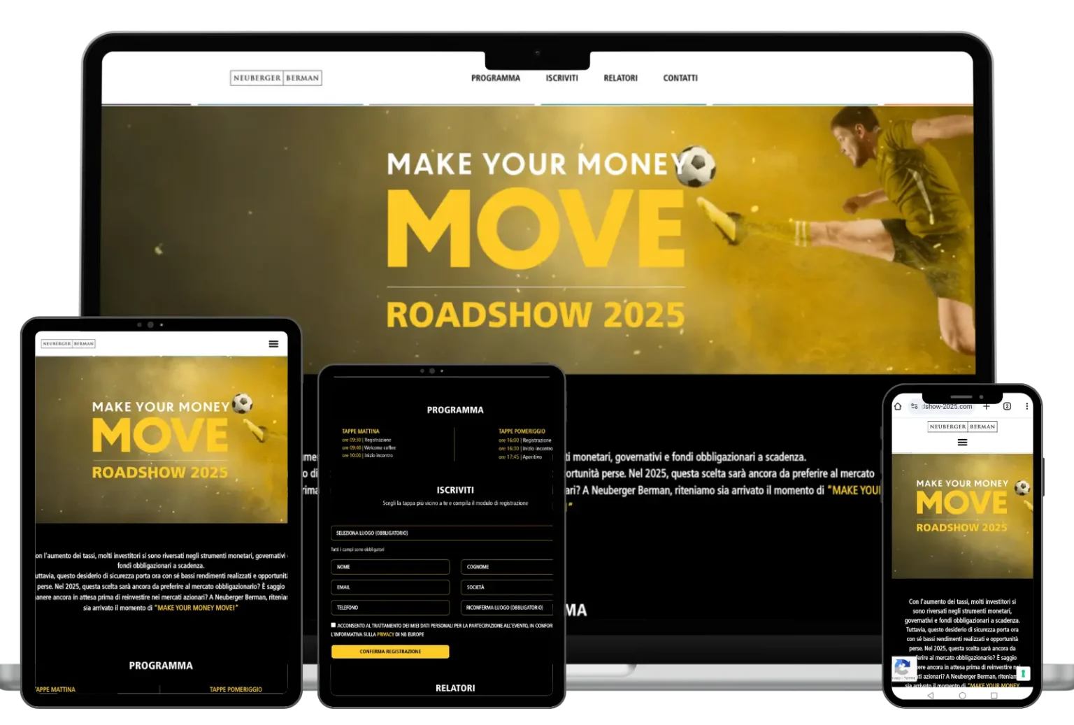Roadshow portfolio sito responsive 2