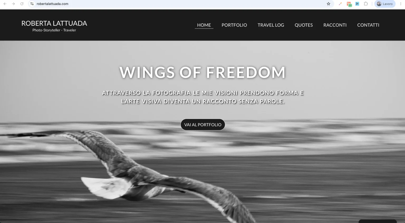 screen sito roberta home dopo restyling
